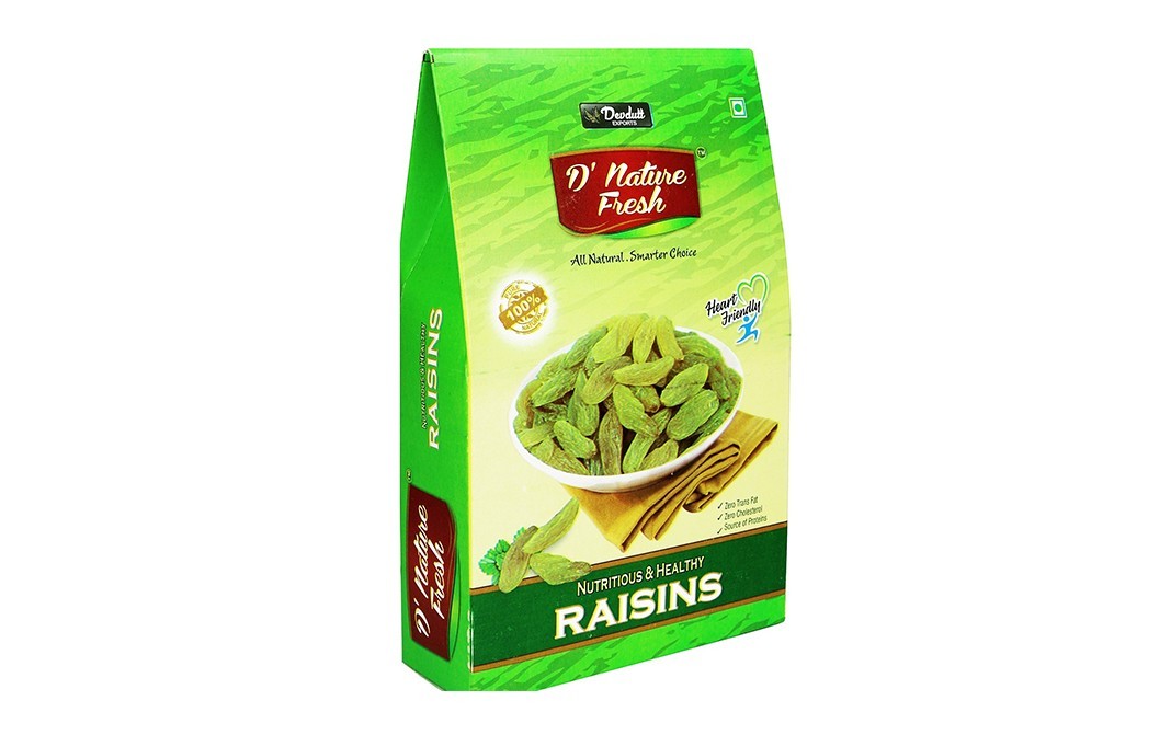 D'nature Fresh Nutritious & Healthy Raisins    Box  500 grams
